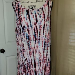Tye Dye sleeveless tunic